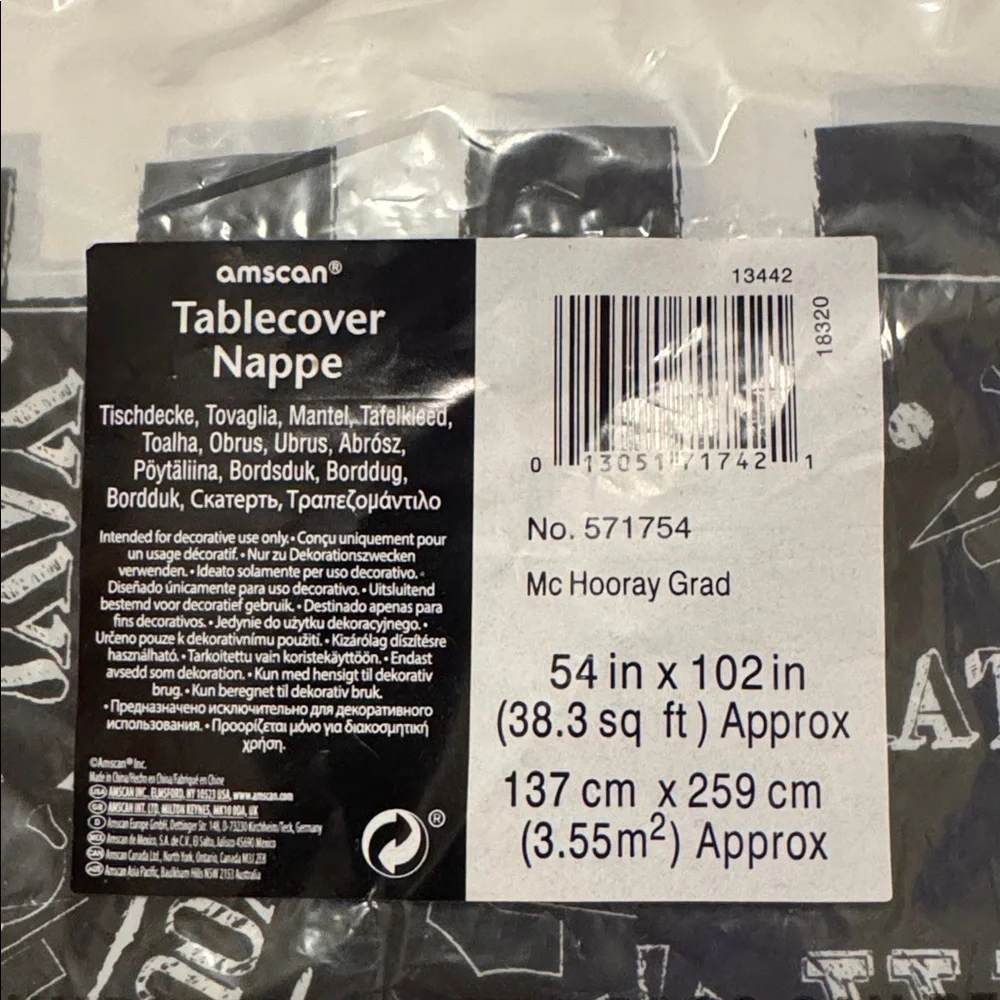 Amscan elegant tablecover